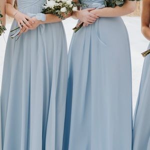 Beautiful BabyBlue Bridemaid or Prom dress